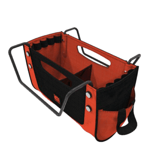 Die Werkzeugtasche ist passend für die teleskopleiter sowie Vielzweckleiter